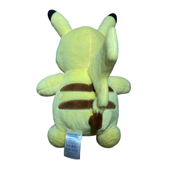 Pokemon Pikachu Build a Bear 18" Stuffed Plush Toy BAB Plush Authentic Workshop - Picture 2 of 2